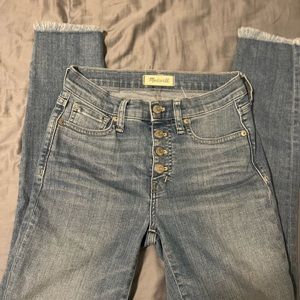 Madewell Skinny crop jeans